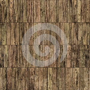 Old, weathered and grunge wooden plank floor of a tavern, stable, warehouse or any antique building Old, weathered and grunge