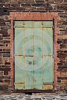 Old Weathered Iron Door