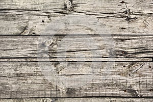 Old Weathered Knotted Pinewood Floorboards Rotten Cracked Grunge Surface Texture