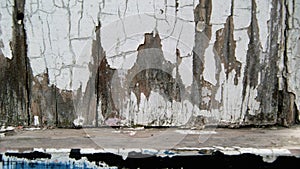 Old weathered paintwork