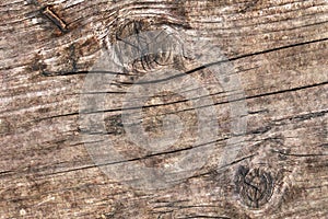 Old Weathered Rotten Cracked Coarse Knotted Wood Grunge Texture