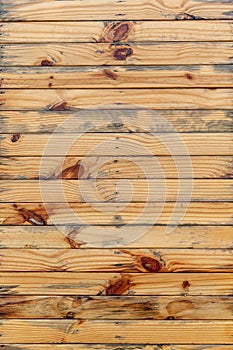 Old weathered rustic wooden background texture, empty with copyspace.