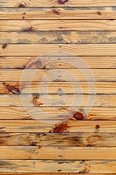 Old weathered rustic wooden background texture, empty with copyspace.