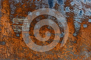 Old weathered rusty iron metal texture background