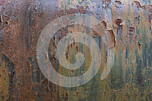 Old weathered rusty iron metal texture background