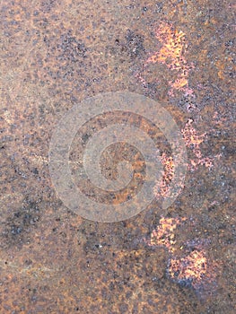 Old Weathered Rusty Metal Texture Abstract Background