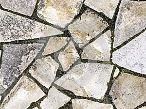 Old weathered stone wall texture