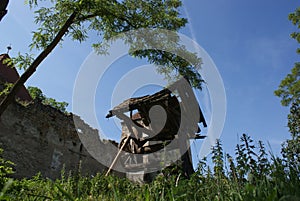 The old well. Arcus Covasna Transylvania Romania photo