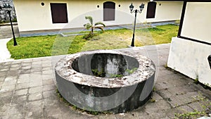 An old well from the Dutch colonial era in the Orange Fort area, Ternate City, Indonesia