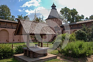 An old well Inside an Old monastery. Suzdal, Russia