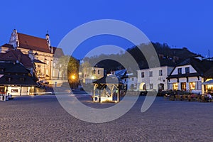 Old well on Market Square in Kazimierz Dolny photo