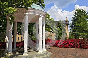 Old Well at UNC Chapel Hill in the Springtime