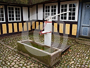 Old well water pump