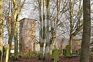 Old Wentworth Church graveyard 2, during The Winter Equinox, Wentworth, Rotherham.