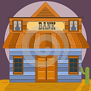 Old west building - bank office