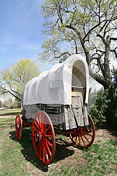 Old West Covered Wagon