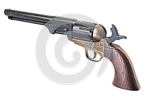 Old West Gun - Cocked and Locked Army Revolver