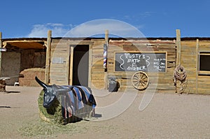 Old west Hualapai staged business establishment