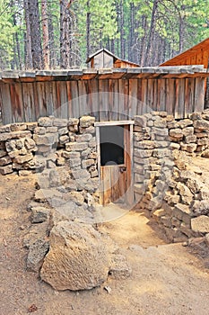 Old West Root Cellar Reconstruction
