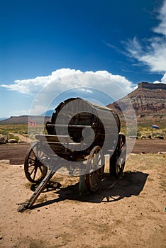 Old west water wagon