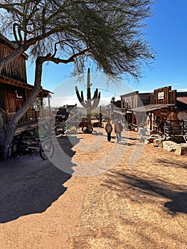 Old Western Goldfield Apache Junction Abandoned Town