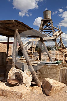 Old western theme scene