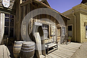 Old Western Town Movie Studio Buildings