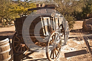 Old Western Wagon