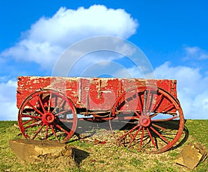 Old western wagon.