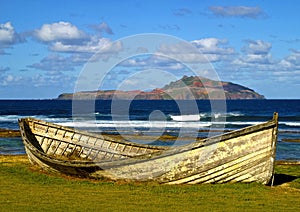 Old whaling boat on Kingston foreshores