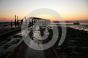 Old wharf from the shipyard