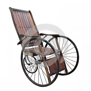 Starý invalidní vozík 