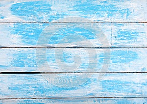 Old white and blue wooden textured background in a French style
