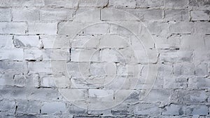 Old white brick wall as background texture close- up.