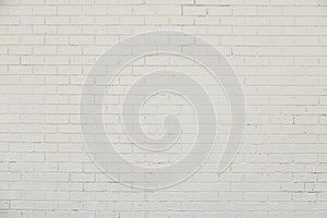 Old white brick wall background texture