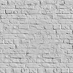 White Brick Wall Seamless Texture. photo