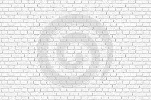 Old white brick wall texture background.