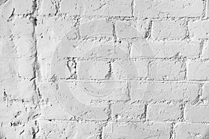 Old white brick wall texture background background