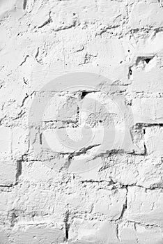Old white brick wall texture background background