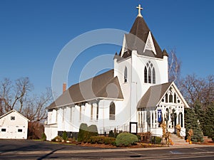 Old white church