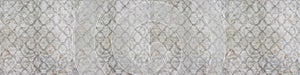 Old white gray grey rusty vintage worn shabby arabesque elegant damask rue diamond floral leaves flower patchwork motif tiles