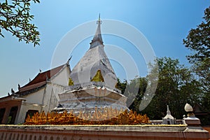 Old white pagoda,Sri Song Ruk,Loei,Thailand