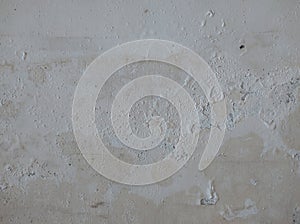 Old white paint texture peeling off concrete wall.Grunge Background Texture, Abstract Dirty Splash Painted Wall.