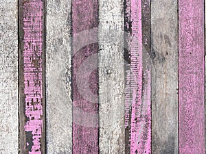 Old white and pink wood texture