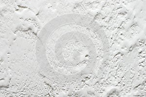 Old white swept wall