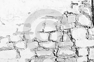Old white vintage stone wall background
