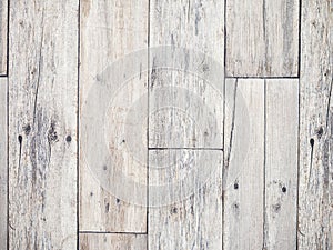 Old white wooden aged fence background, planks texture