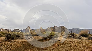 Old Wild West Arizona Desert Landscape Panorama