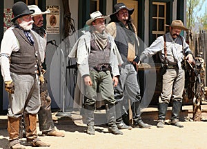 Old Wild West Gunfighters