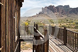 Old Wild West Town Buildings